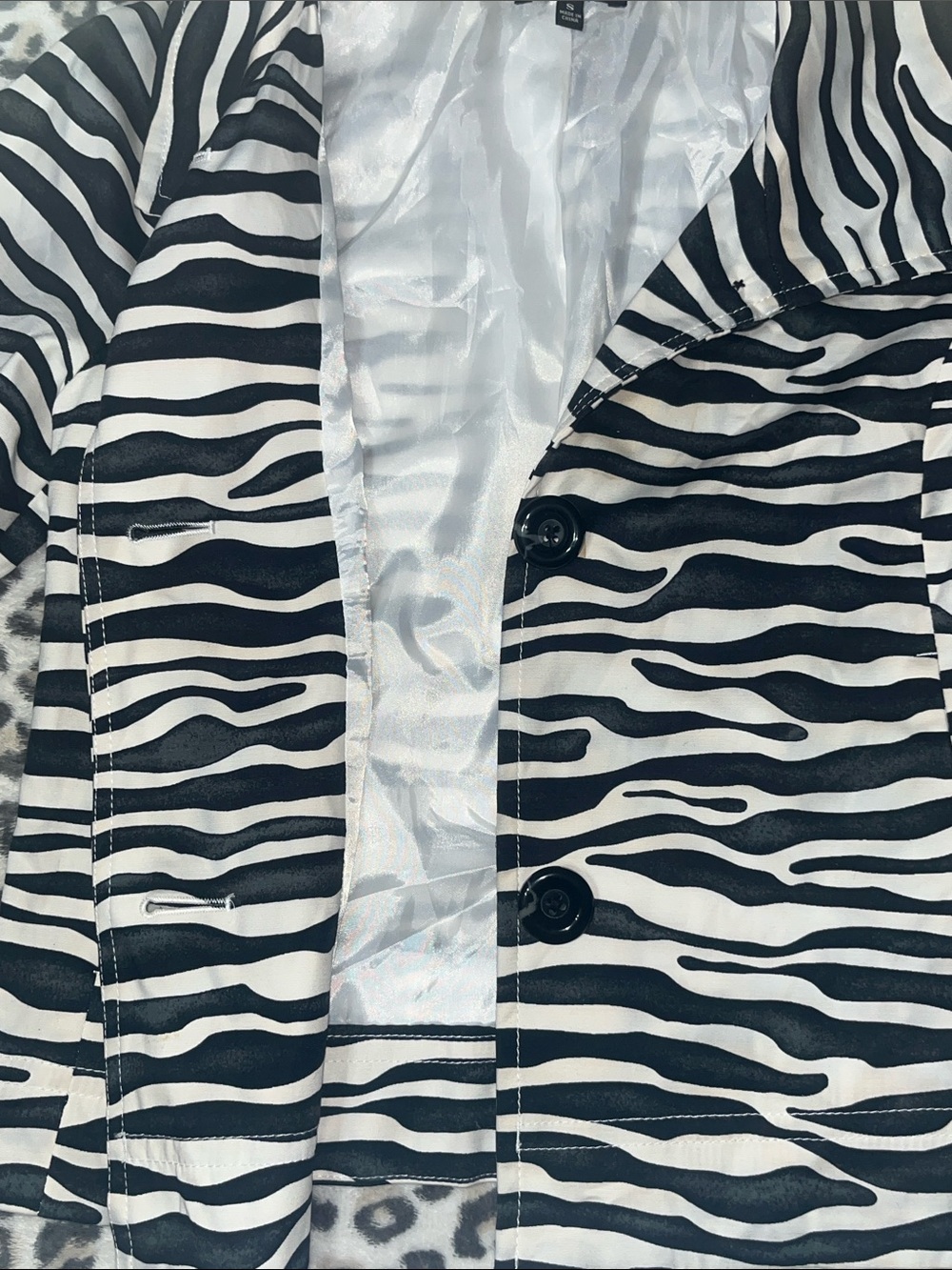 Rafaella Black & White Zebra Print Jacket - Picture 5 of 13